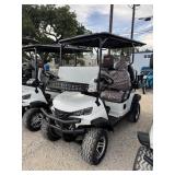 SDLGC80 60v electric golf cart. back seat folds