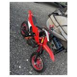 Red VTX 50CC mini bike (new)