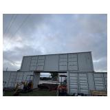 40' High Cube One Trip 4 door shipping container