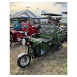 IRET13 60v electric utility cart, manual dump