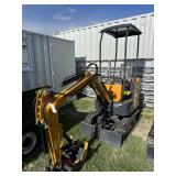 ATSRT12R Gas powered mini excavator. (new)