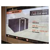 LandHonor Model LHR-MS0810 8'x10' Galvanized Apex