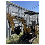 CF Industry H13R gas powered mini excavator,