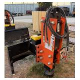 Wolverine Model PD-12-08D Skid Steer Post Driver