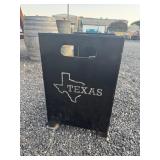 28' Metal Texas Cut Out log holder