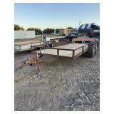 16' utility trailer 82 1/2' wide inside. new