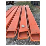 1- set of 82' fork extensions.