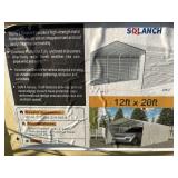 SDLanch SDLC1220 12'x20' Metal Carport with