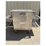 Middleby Marshall gas double stack conveyor oven
