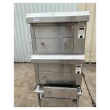 Quik'n Crisp greaseless double air fryer w/stand