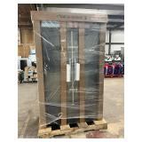 New True 2 door glass refrigerator