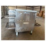 Middleby Marshall gas double stack conveyor oven