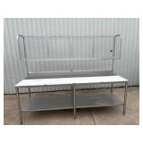 96x30 stainless steel table w/ shelf