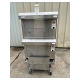 Quik'n Crisp greaseless double air fryer w/stand