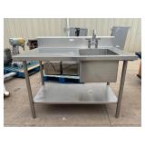 48x30 stainless steel 1 comp sink