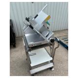 Bizerba Commercial slicer with cart