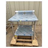 2026 Qualserv 36x36 all stainless steel table