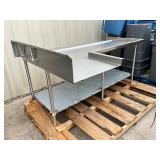 Clean side dishwasher table