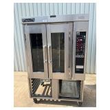 Hobart gas mini rack oven with stand