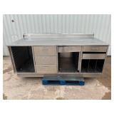 83x36 stainless steel work table