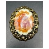 Western Germany vintage brooch Fragonard.