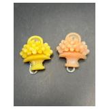 vintage celluloid dress clips