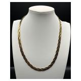 Vintage BC Lind 14 KGE Twisted Herringbone Chain