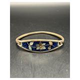 vintage Mexican hinged bracelet