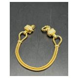 vintage Nolan MILLER gold tone bracelet