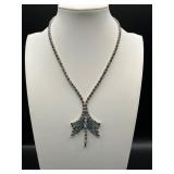 Vintage rhinestone choker necklace.