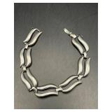 vintage silver-tone Monet Bracelet.