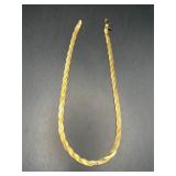 Vintage BC Lind 14 KGE Twisted Herringbone Chain