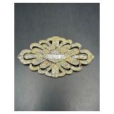 Large vintage Art Deco style brooch