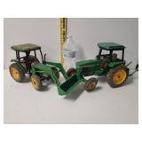 1:16 2 John Deere Model Toy Tractors