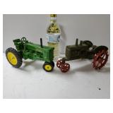 1:16 John Deere Model 70 Tractor & Case Cast Iron