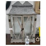 Lantern Style Hanging Cabinet