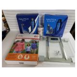 CPR Book, Scale, Nautica Blue & Blue Sail Perfume