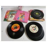 45 Vinyl Records & Books