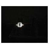 10k Gold Ring Size 5.5 (2.3 Grams) With Pink