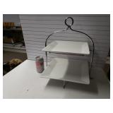 Double Decker Serving Plate