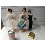 3 Barbie Dolls