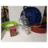 Stool, Clock, Dishware, And More