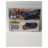 Sunoco Tow Truck W/ Snow Plow & Truck Bank