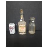 Vintage Roxbury Rye Glass Bottle Baltimore MD,