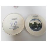 2 Plates- Delaware Woodland Ferry Delmarva