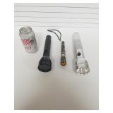 3 Maglite Flashlights