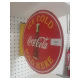 Ice Cold Coca Cola Sold Here Sign