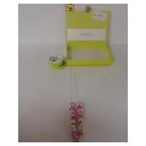 Murano Glass Bead Necklace Some .925 Marked