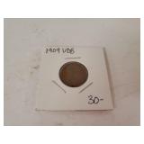 1908 VDB Wheat Penny