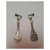 Sterling Like Earrings